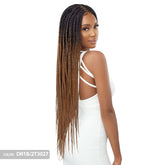 Outre Pre Braided HD 4X4 Lace Front Wig - MIDDLE PART-IN BOX BRAIDS 36"